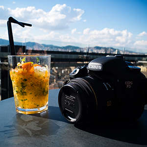 Camera and Drinks