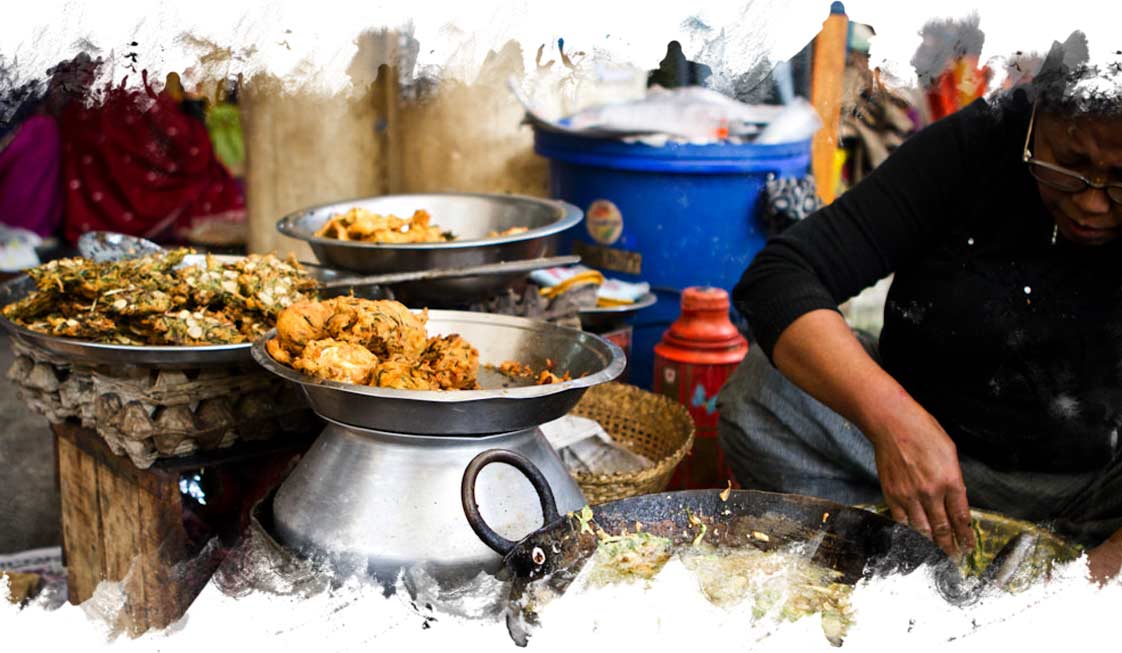 Preparing Shawarma